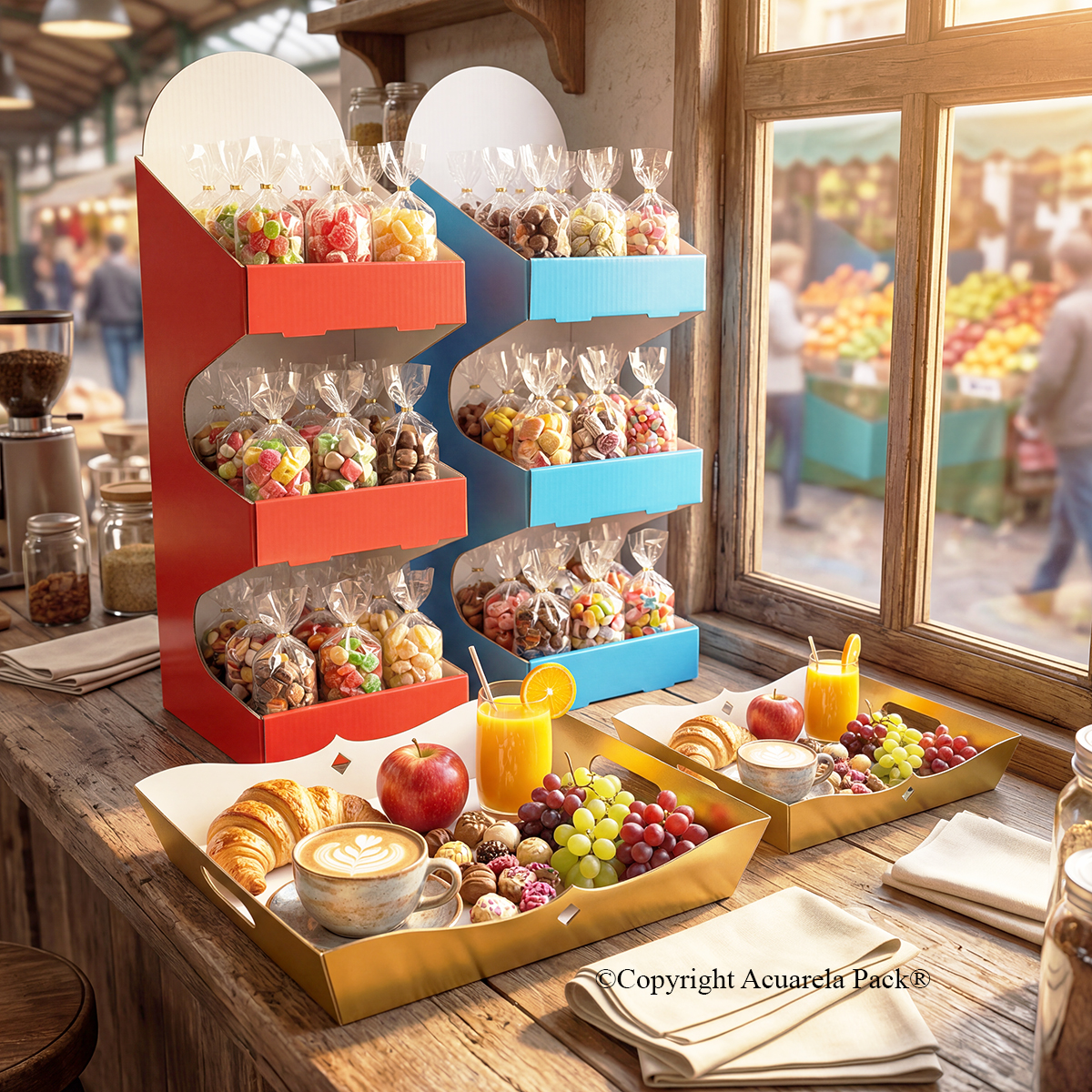 Exhibidores y Bandejas