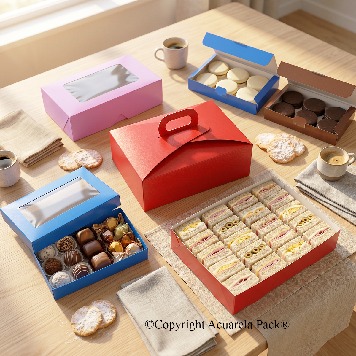 Cajas para Dulces y  Salados
