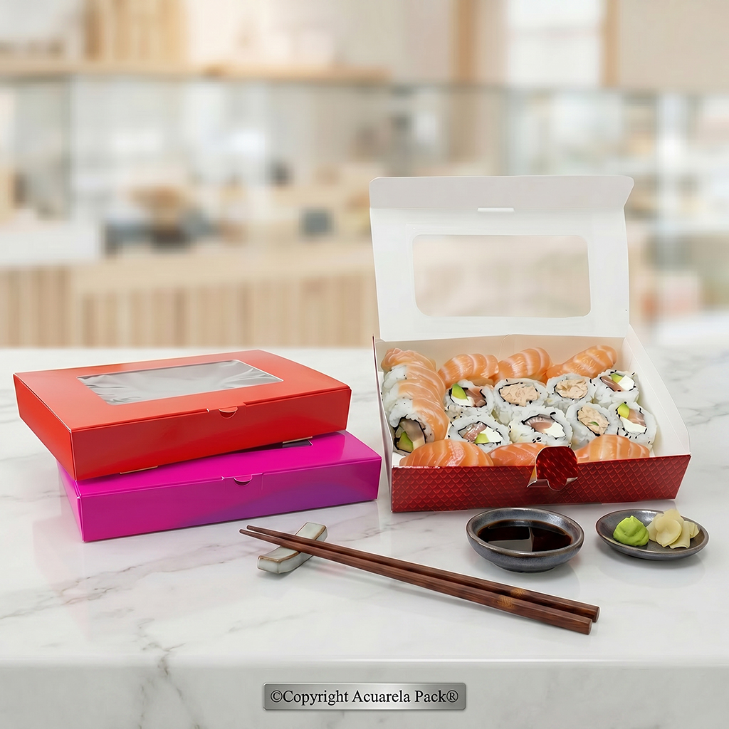 Caja "M" Chocolates y Sushi